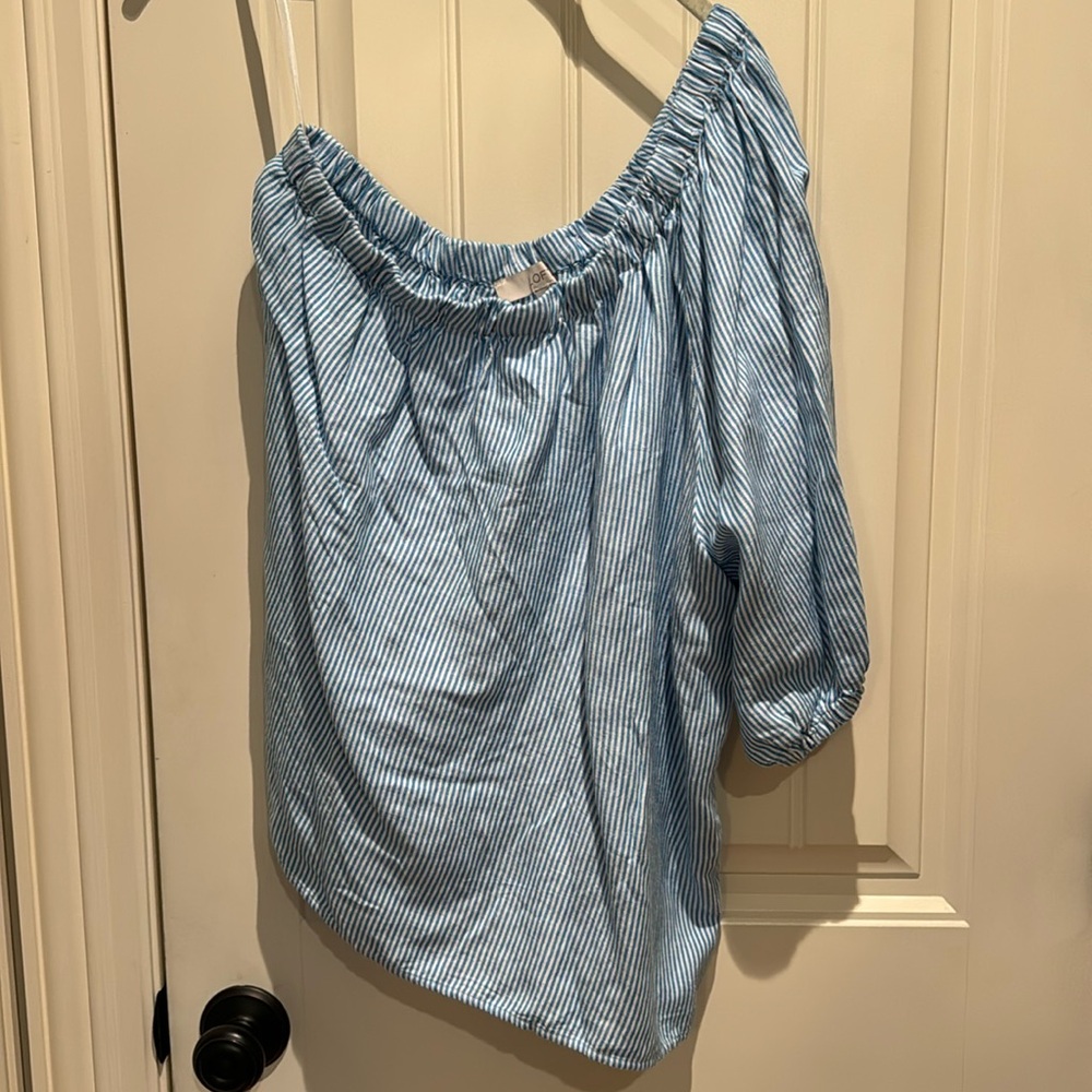Loft One Shoulder Blouse